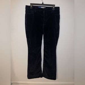 Black Velvet Pants